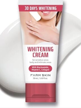 Farm Skin Whitening Cream With Niacinamide, Vitamin C And Collagen New Sealed